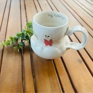 Unique Cute Handmade Cats On Clouds Coffee Tea Mug Signed